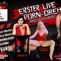 Erster Live Porn-Dreh am 3.Juli in Stuttgart, mit Rosella. Bild